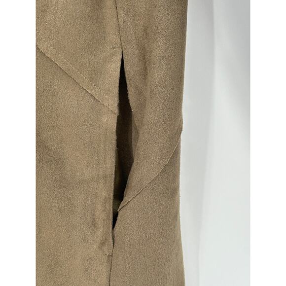 Soft Surroundings Felicity Tunic Top Faux Suede Gray Long Sleeve Lagenlook XS - Picture 4 of 8